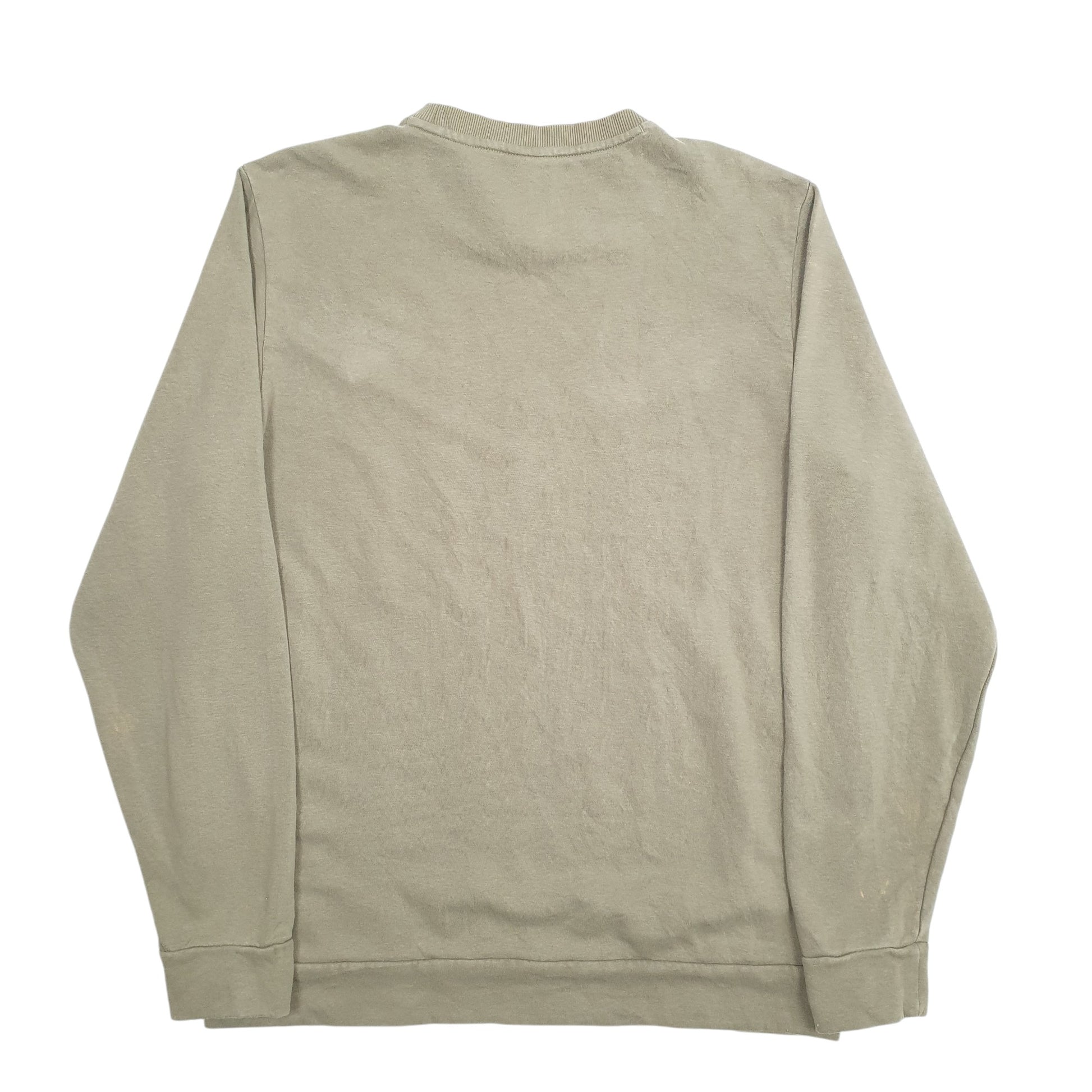 Mens Khaki Adidas  Crewneck Jumper