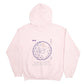 Womens Pink Fila Spellout Hoodie Jumper