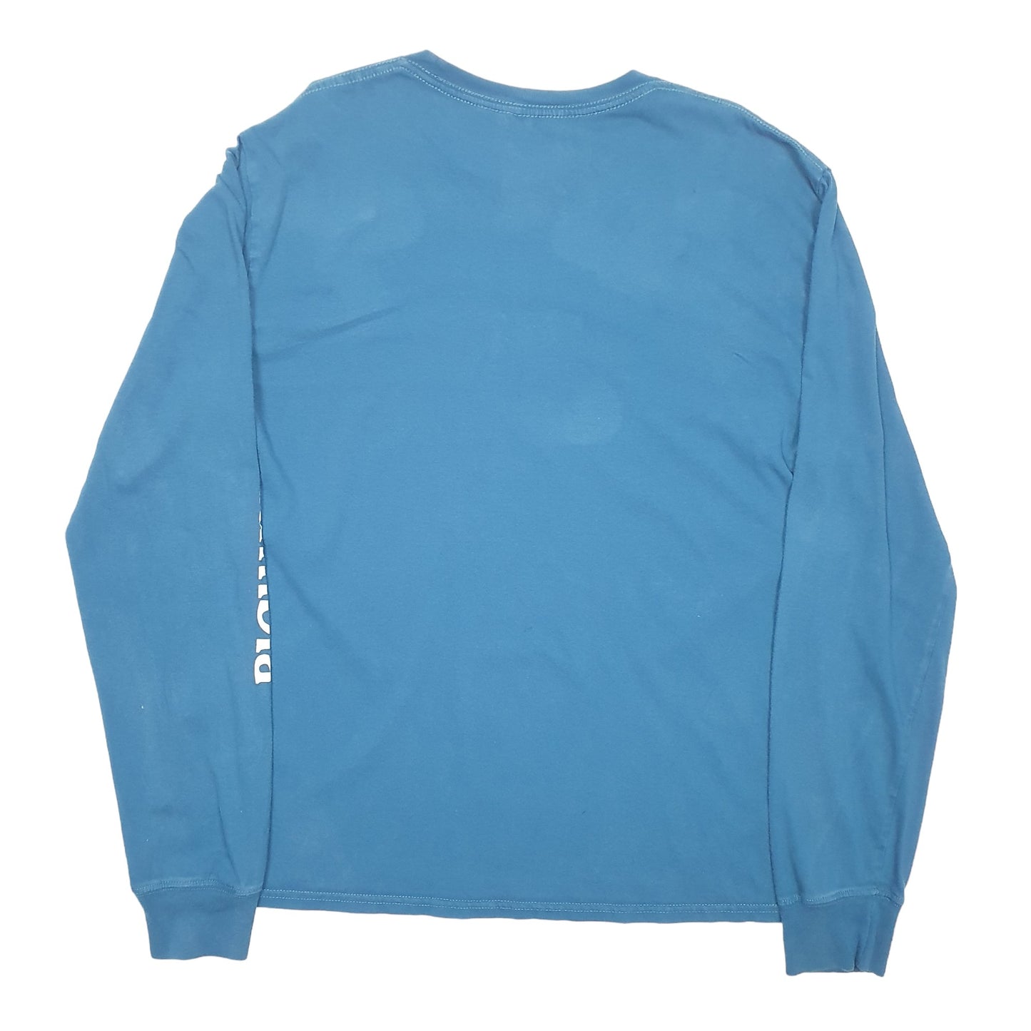 Mens Blue Columbia Sportswear Spellout Long Sleeve T Shirt