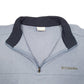 Mens Blue Columbia Sportswear  Quarter Zip Jumper