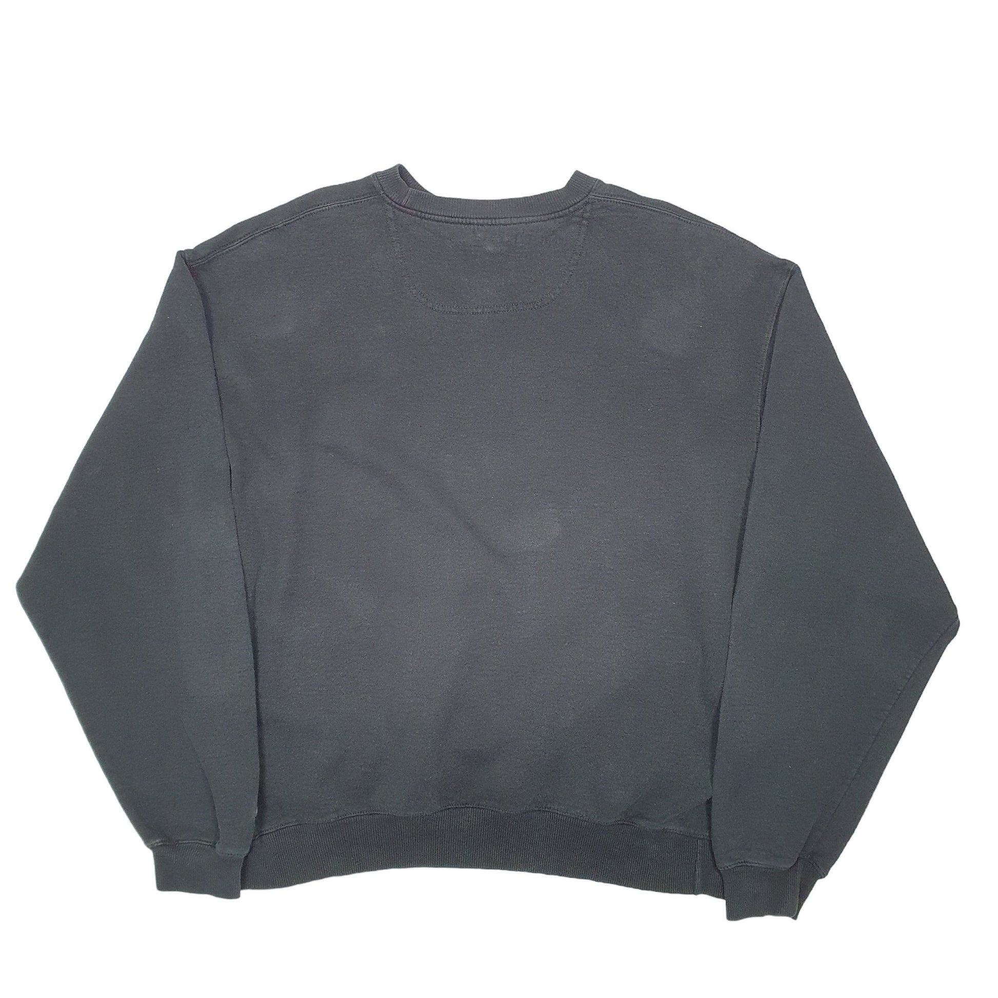 Mens Black Champion  Crewneck Jumper