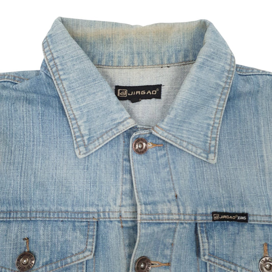 Mens Blue Jirgao Metallica  Coat