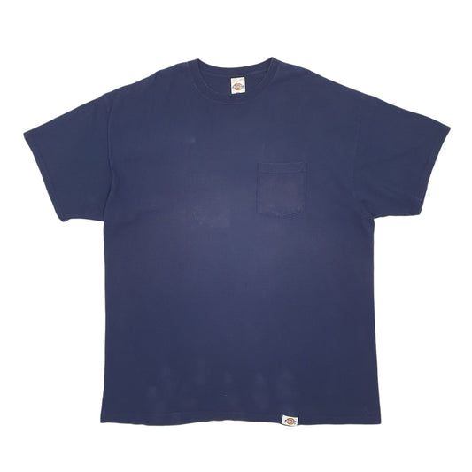 Mens Navy Dickies  Short Sleeve T Shirt
