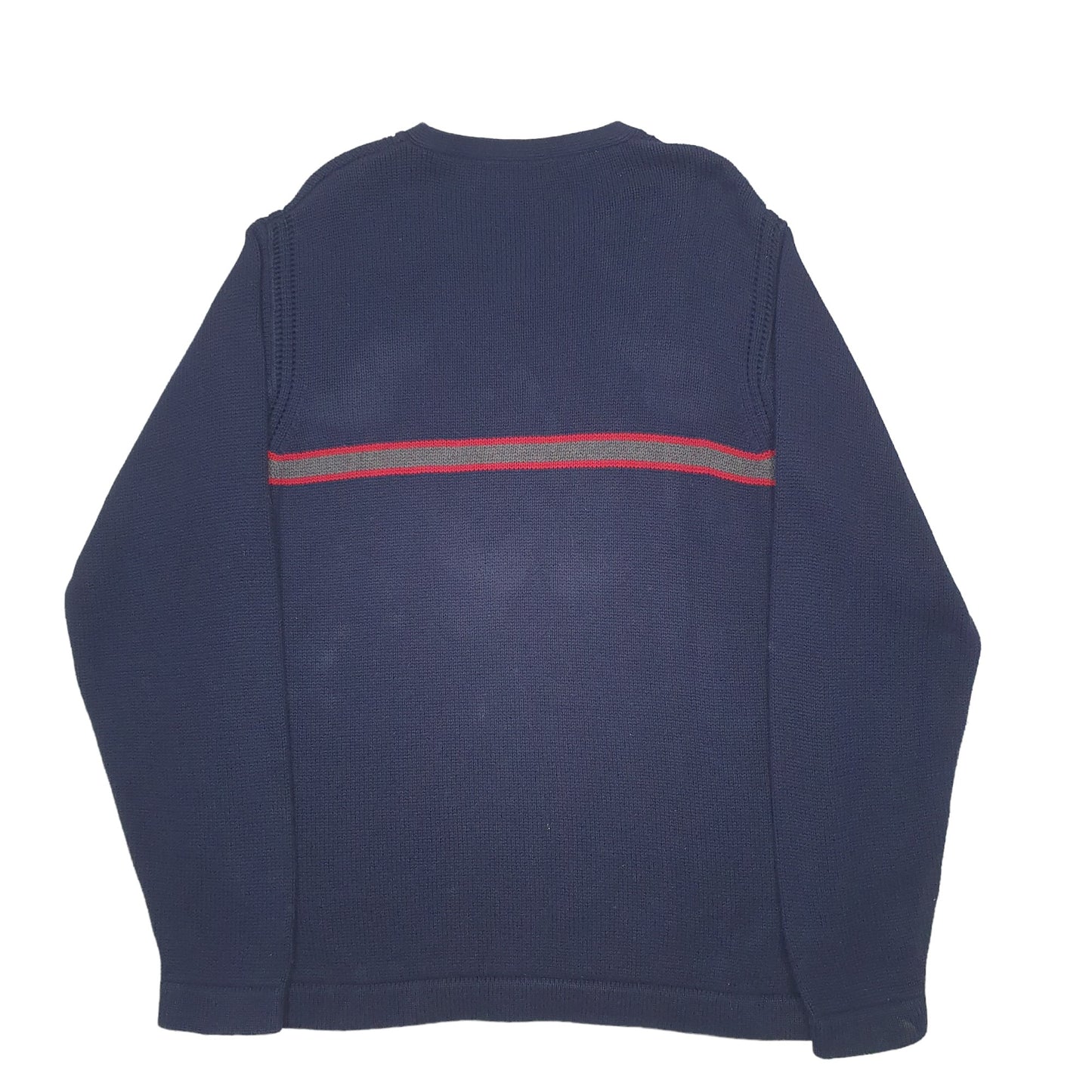 Mens Navy Nautica Knit Crewneck Jumper