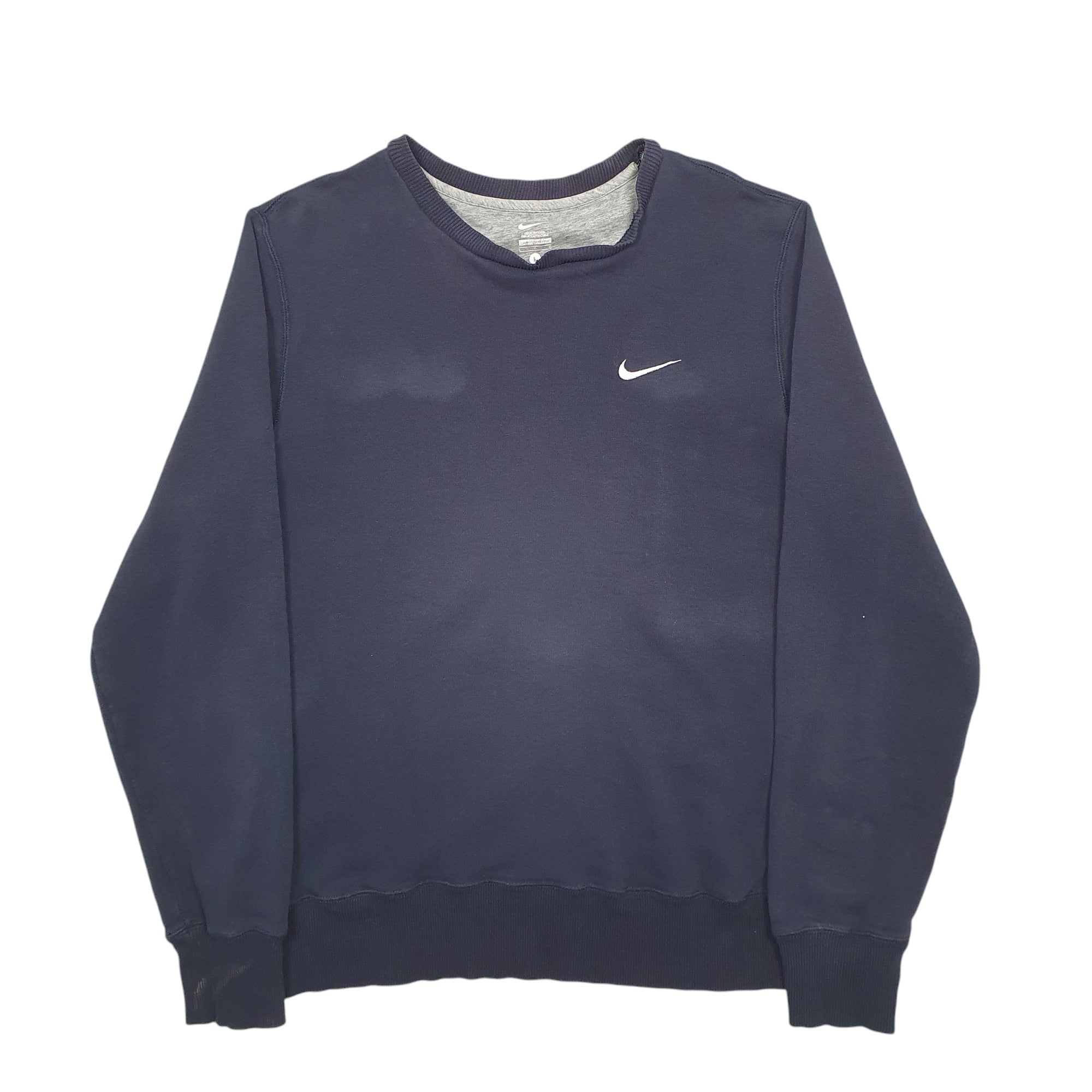 nike navy crew neck sweatshirt