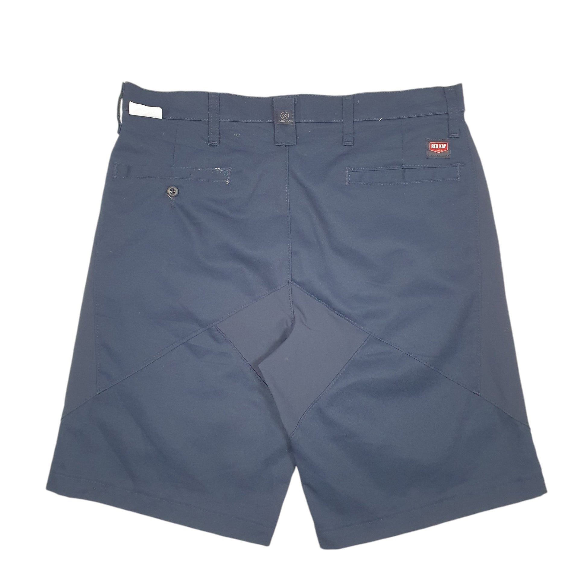 Mens Navy Red Kap Workwear Chino Shorts