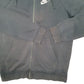 Mens Black Nike Hoodie Full Zip Jumper