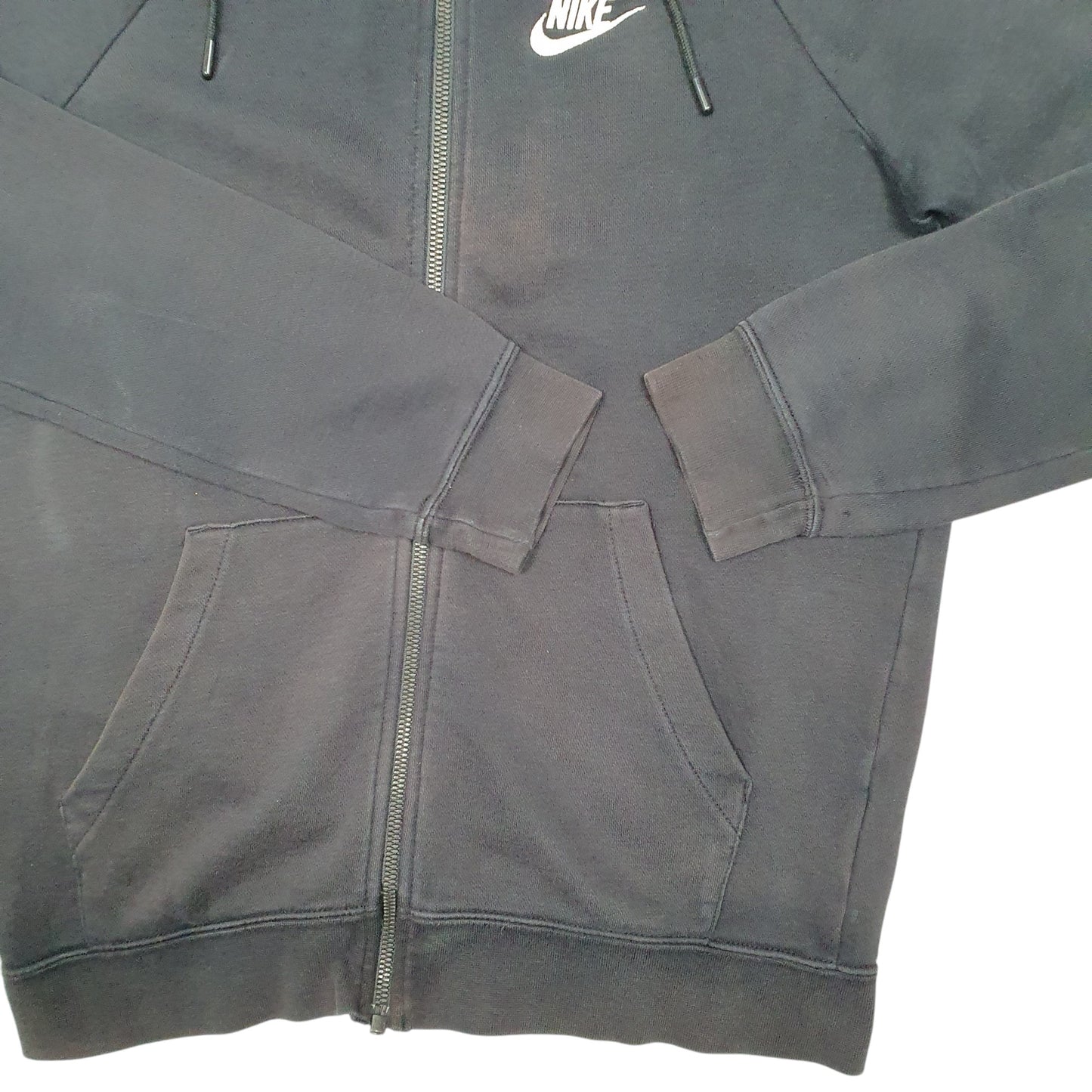 Mens Black Nike Hoodie Full Zip Jumper