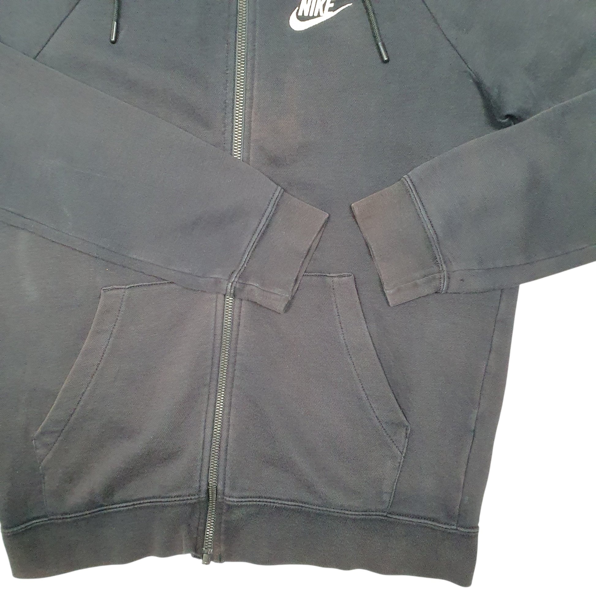 Mens Black Nike Hoodie Full Zip Jumper