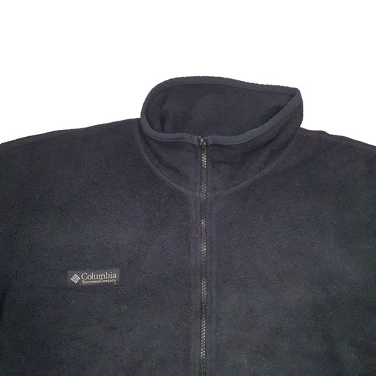 Mens Black Columbia  Quarter Zip Jumper
