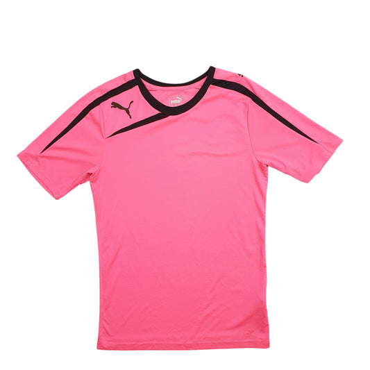 Womens Pink Puma  Short Sleeve T Shirt