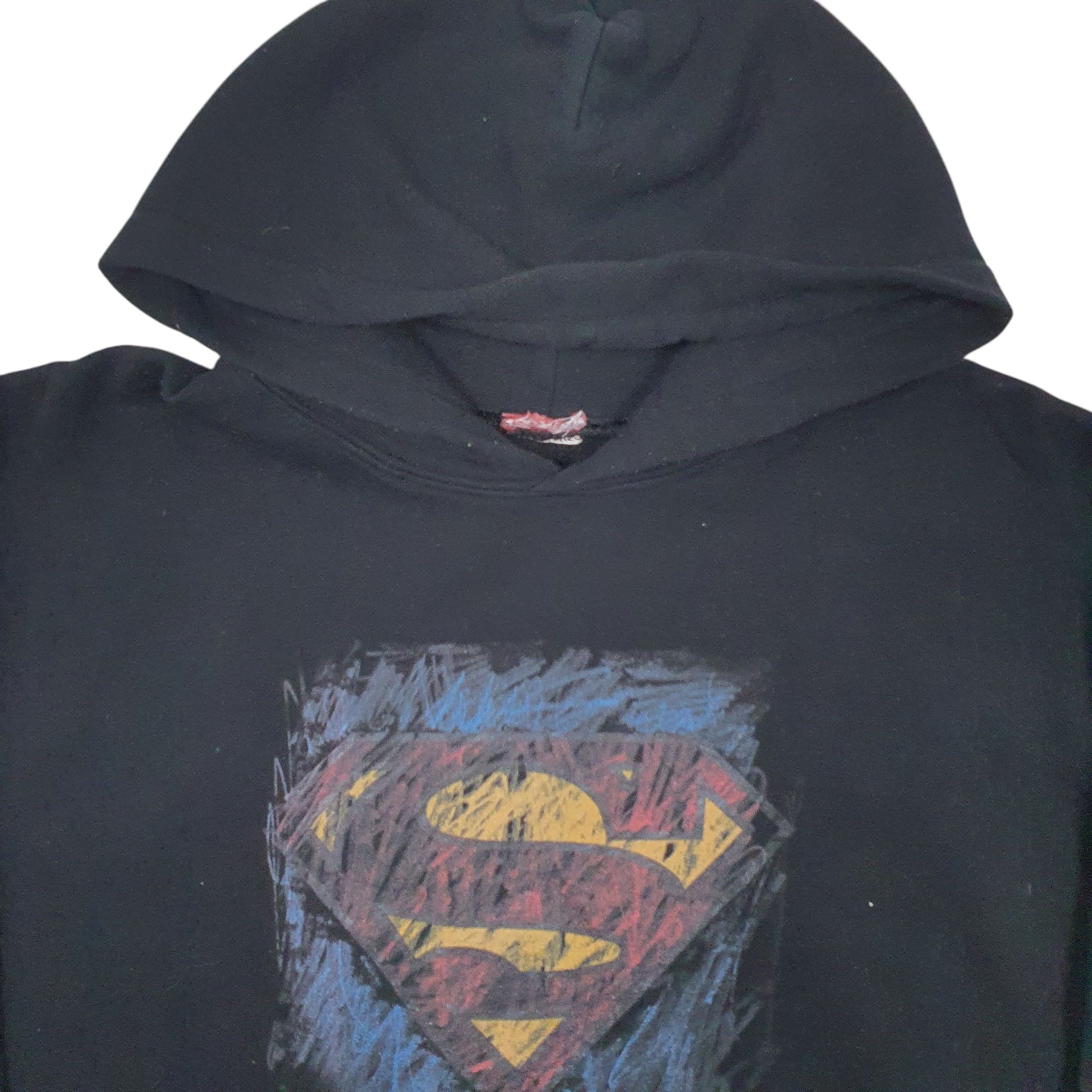 Womens Black Unbranded Superman Hoodie Jumper