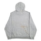 Mens Grey Puma Spellout Hoodie Jumper