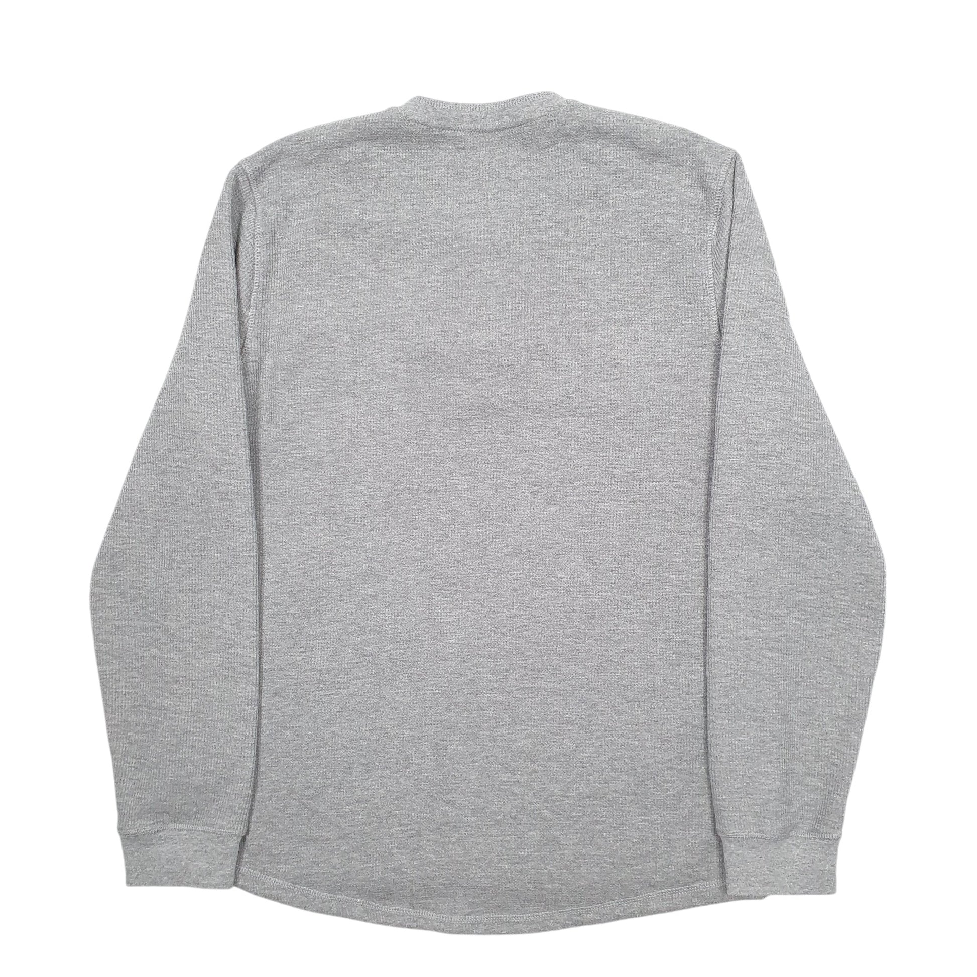 Mens Grey Lee Lined Crewneck Jumper