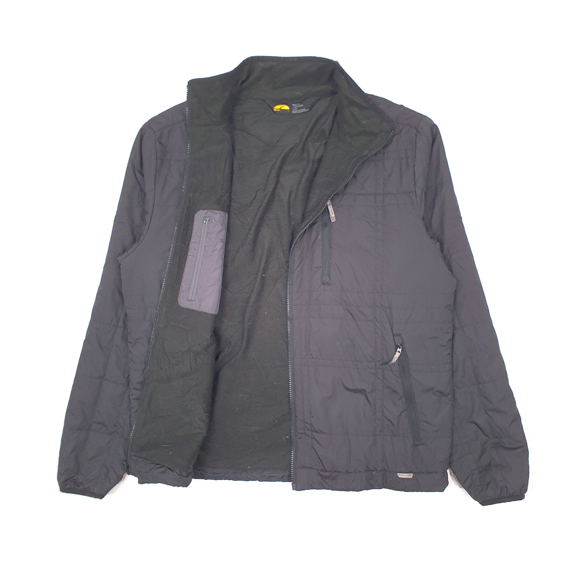 Mens Black Golite Lightweight  Coat