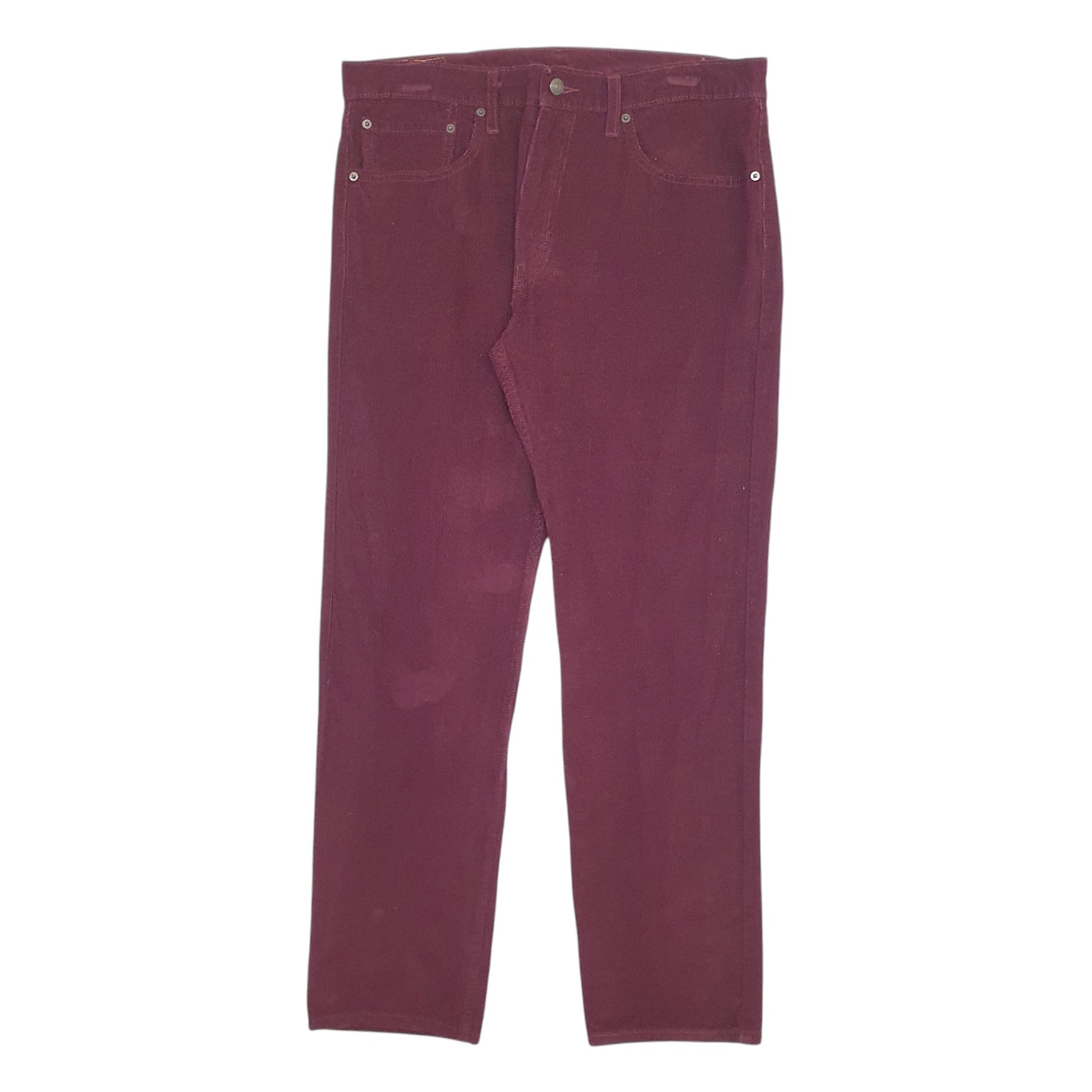 Mens Purple Levis  Corduroy Trousers