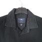 Mens Black Dockers Fitted Long Sleeve Shirt