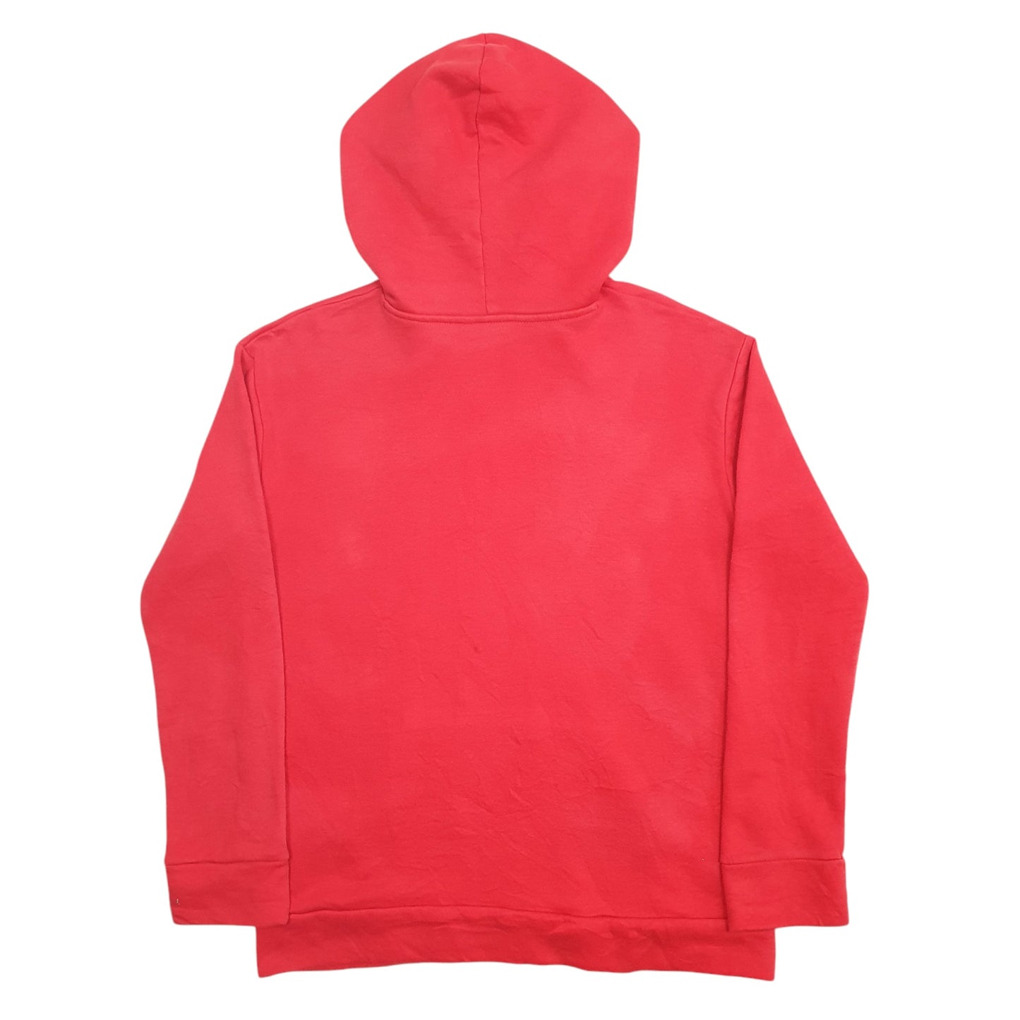Mens Red Puma Spellout Hoodie Jumper