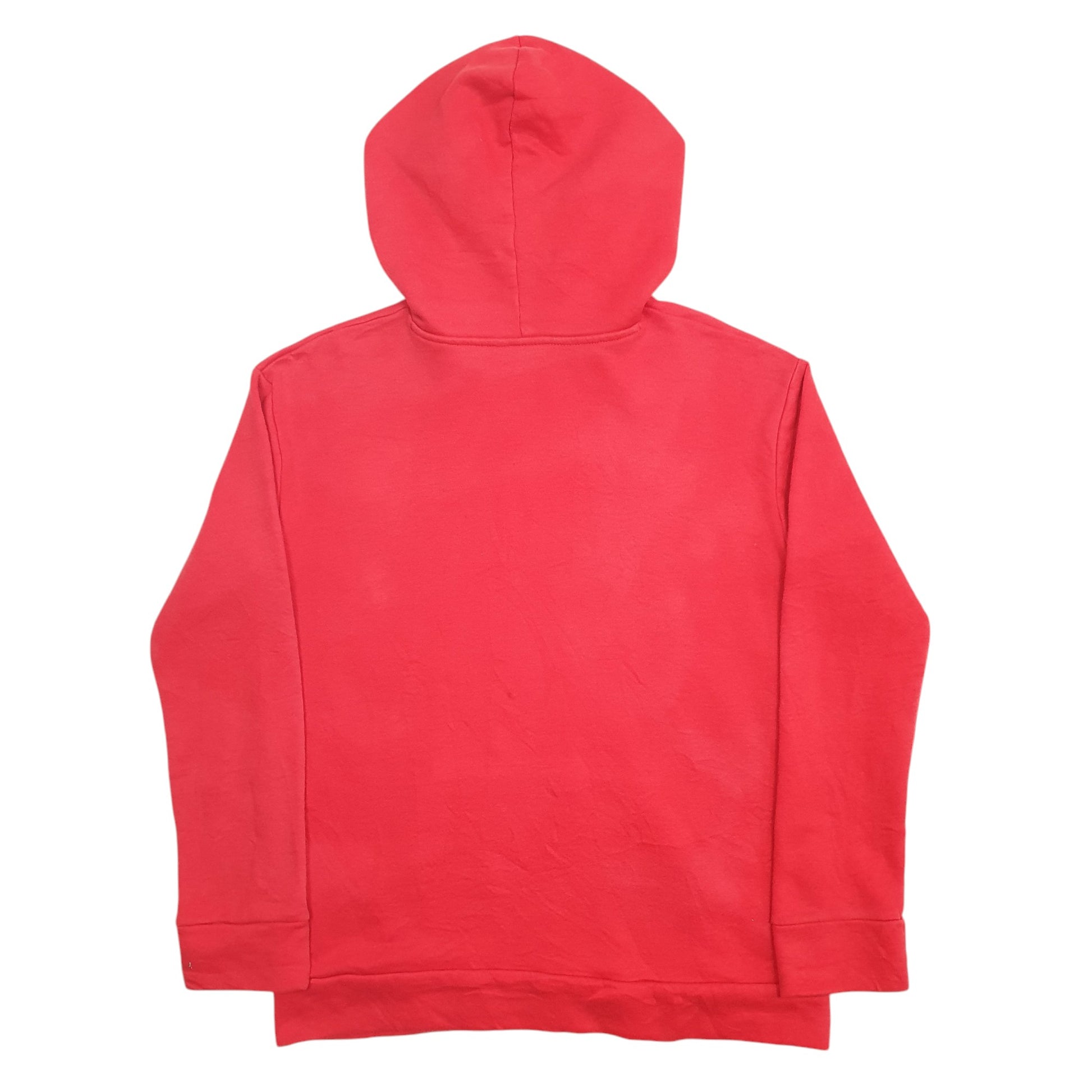 Mens Red Puma Spellout Hoodie Jumper