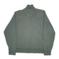 Mens Khaki Eddie Bauer Fleece Lined Sweater Full Zip Jumper