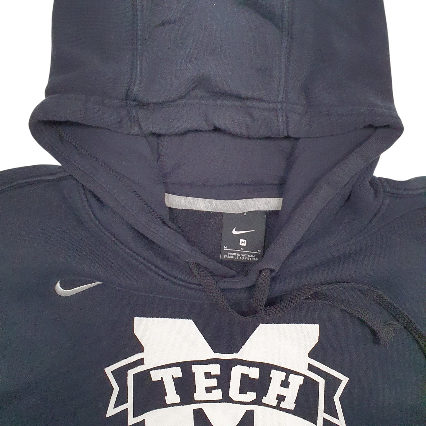 Mens Black Nike Tech Football Spellout Hoodie Jumper