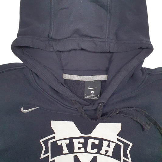 Mens Black Nike Tech Football Spellout Hoodie Jumper