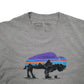 Mens Grey Patagonia Buffalo Short Sleeve T Shirt