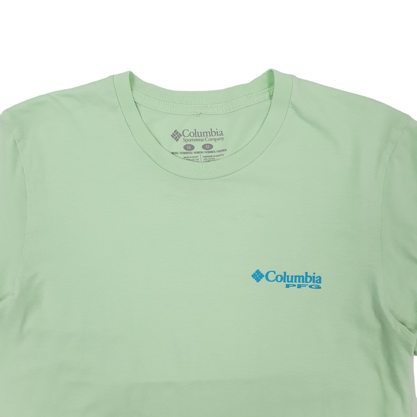 Mens Green Columbia Sportswear PFG Fishing Short Sleeve T Shirt