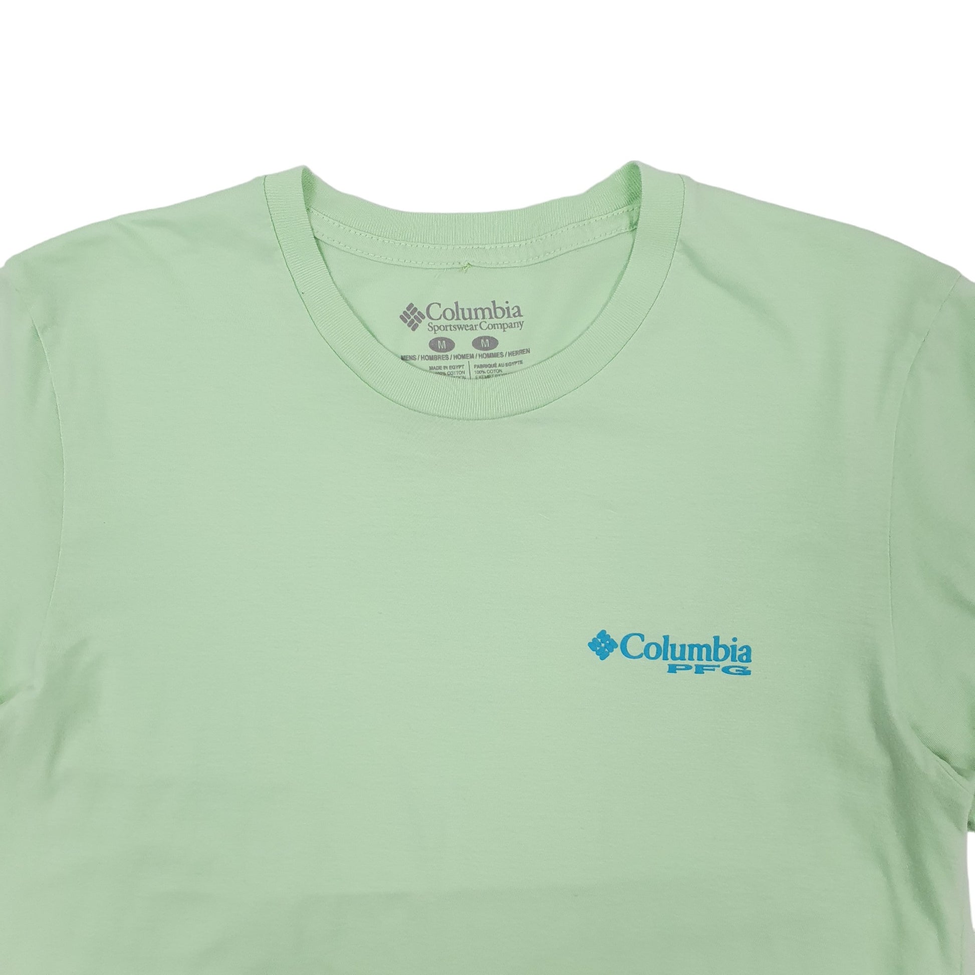 Mens Green Columbia Sportswear PFG Fishing Short Sleeve T Shirt