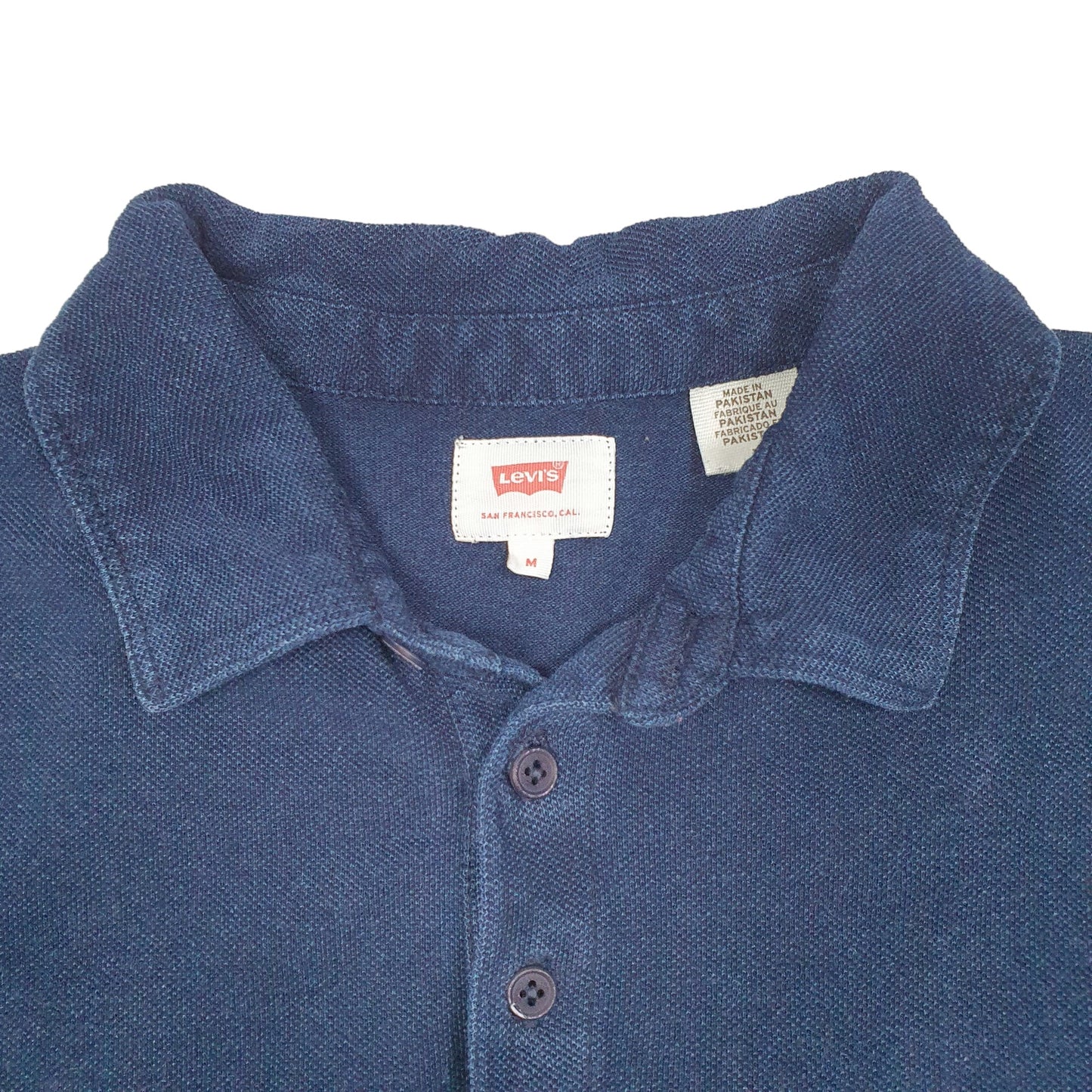 Mens Navy Levis  Short Sleeve Polo Shirt