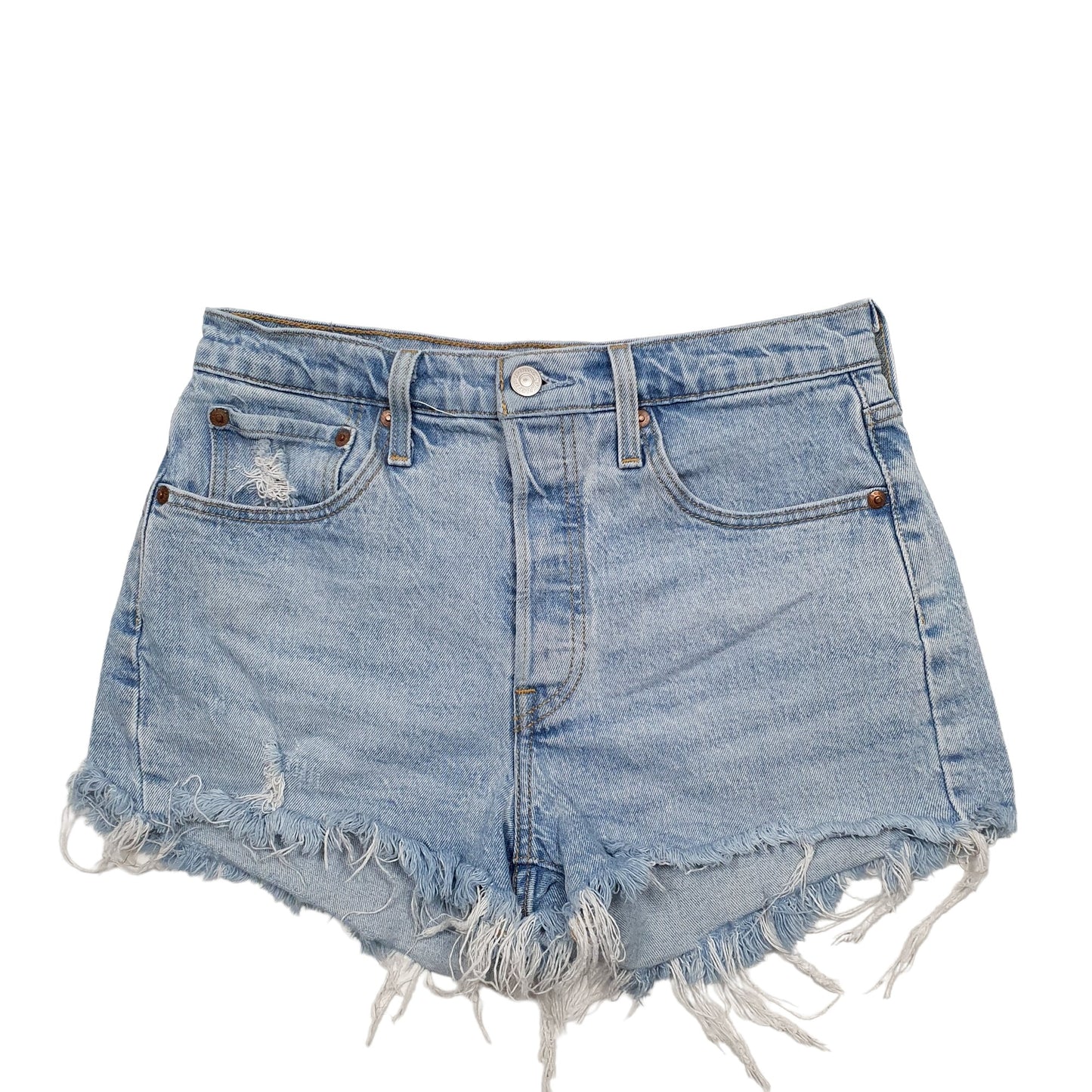 Mens Blue Levis 501 Jorts Denim Shorts