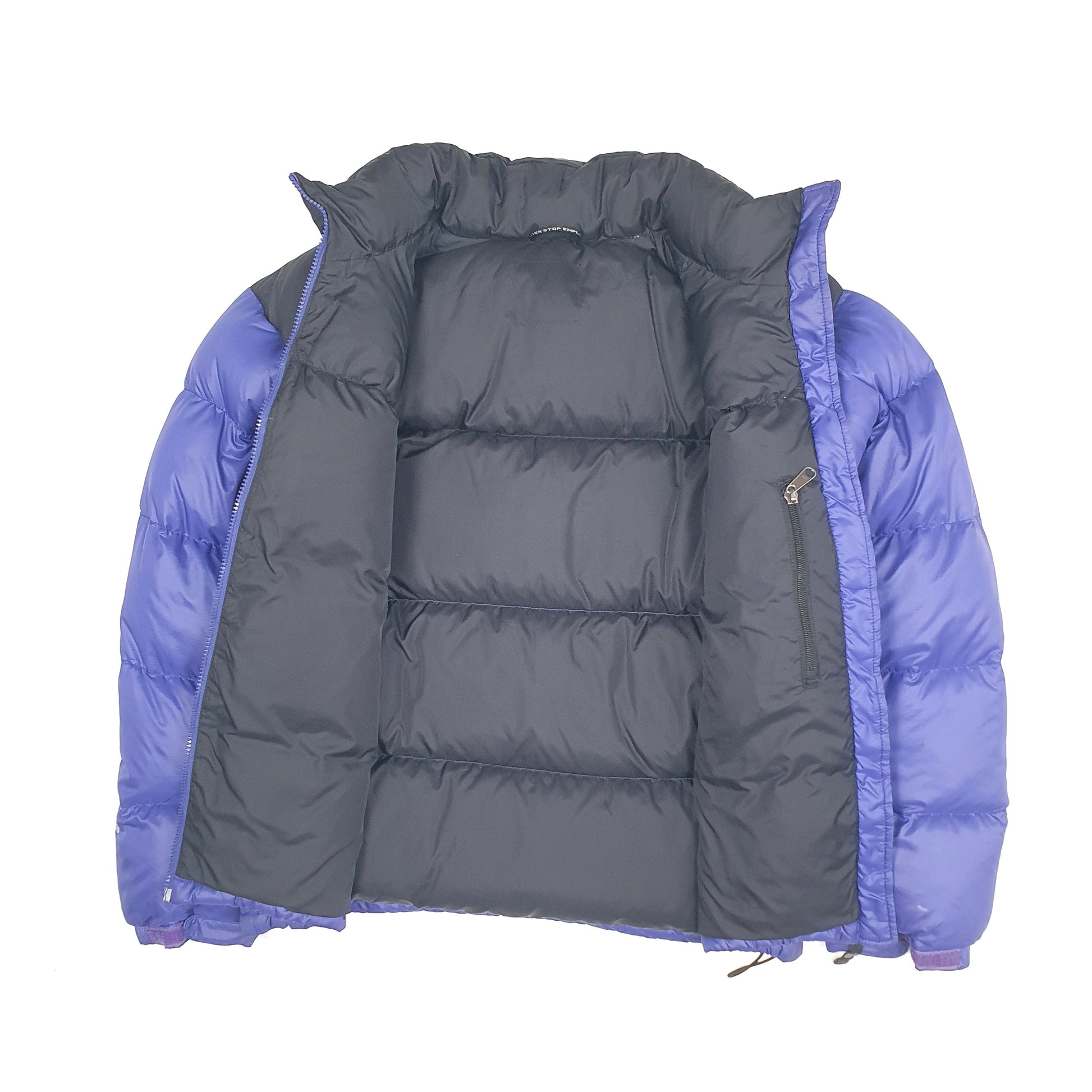 Mens Blue The North Face Nuptse 700  Coat