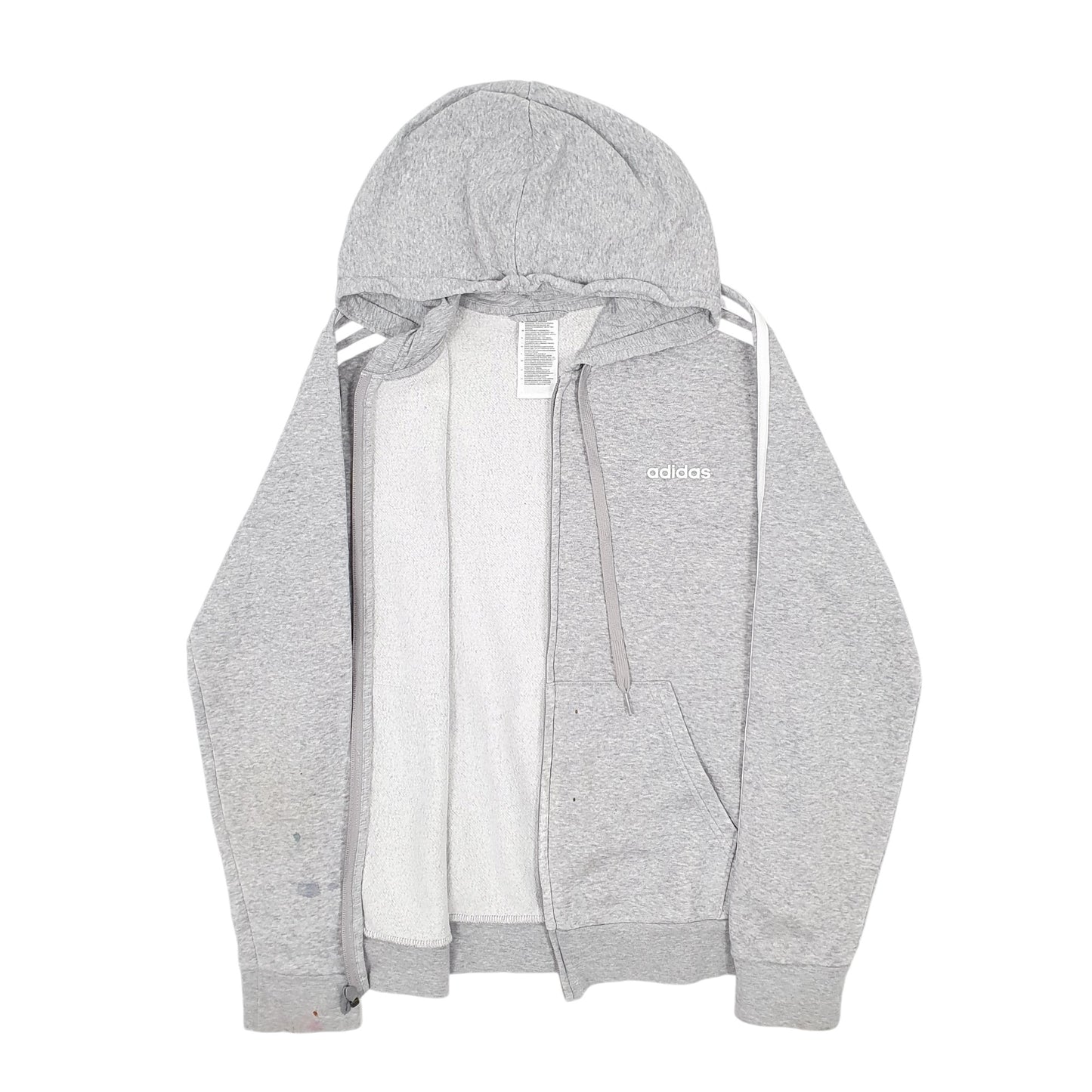 Mens Grey Adidas  Full Zip Jumper