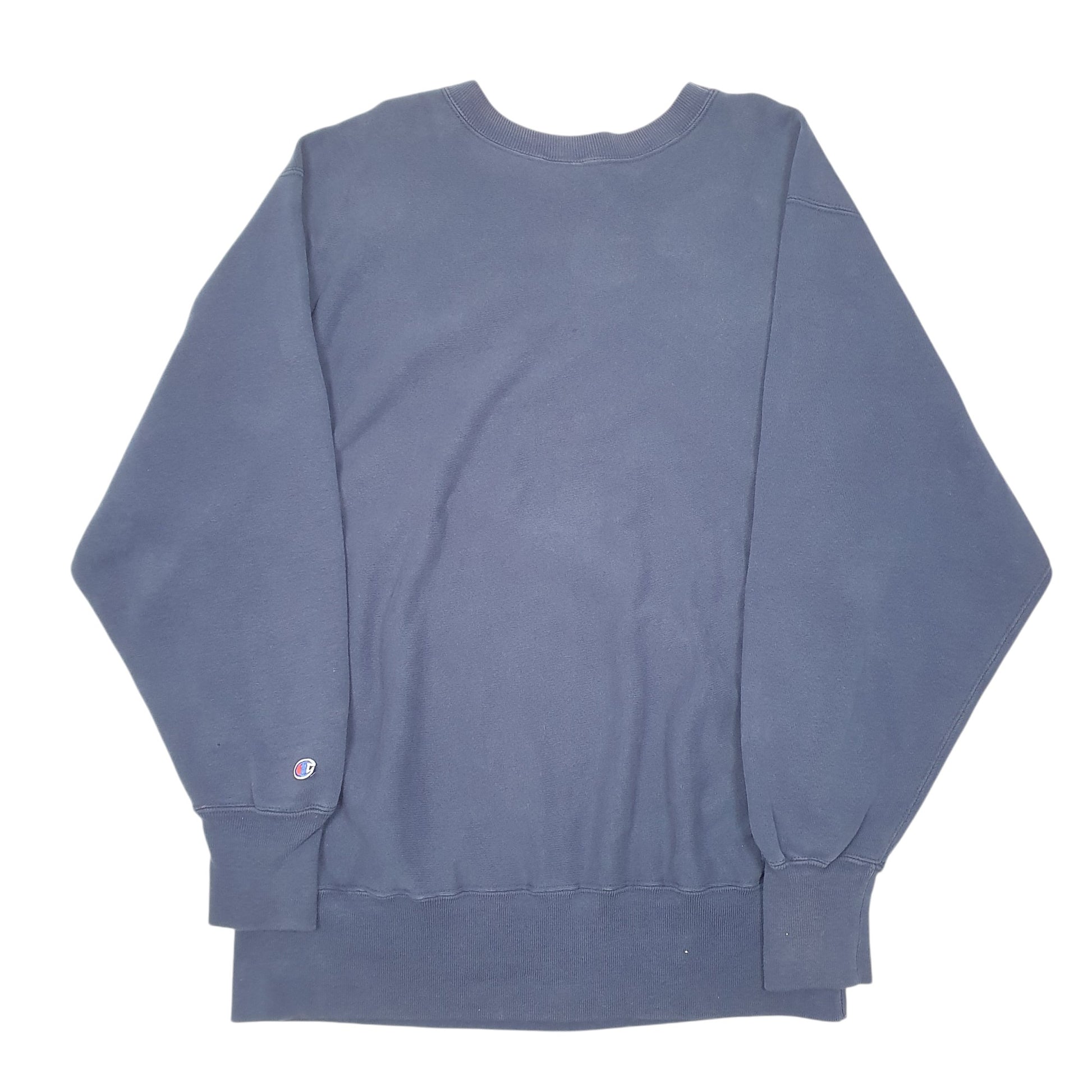 Mens Navy Champion Vintage Reverse Weave 90s Made In USA Crewneck Jumper