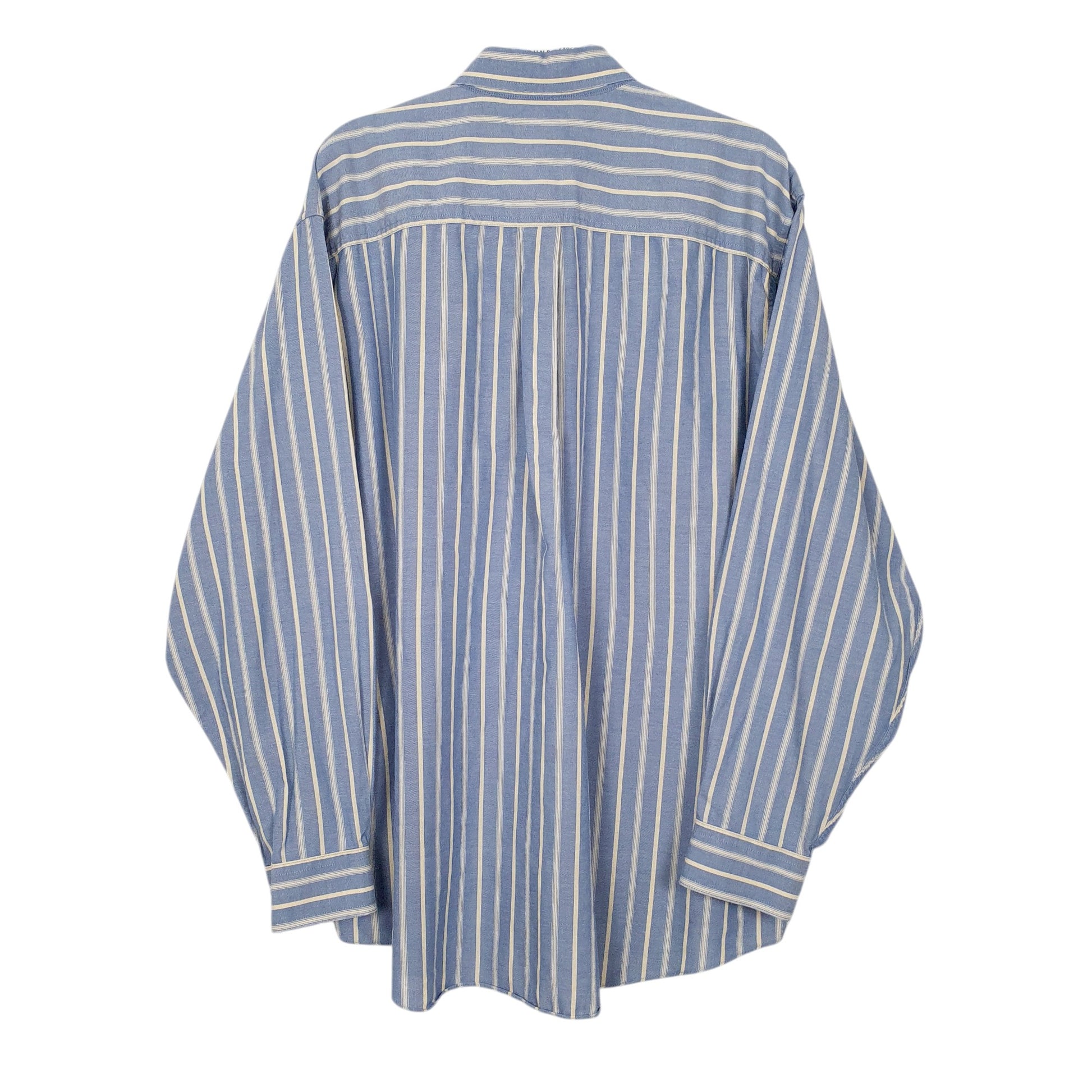 Mens Blue L.L.Bean  Long Sleeve Shirt