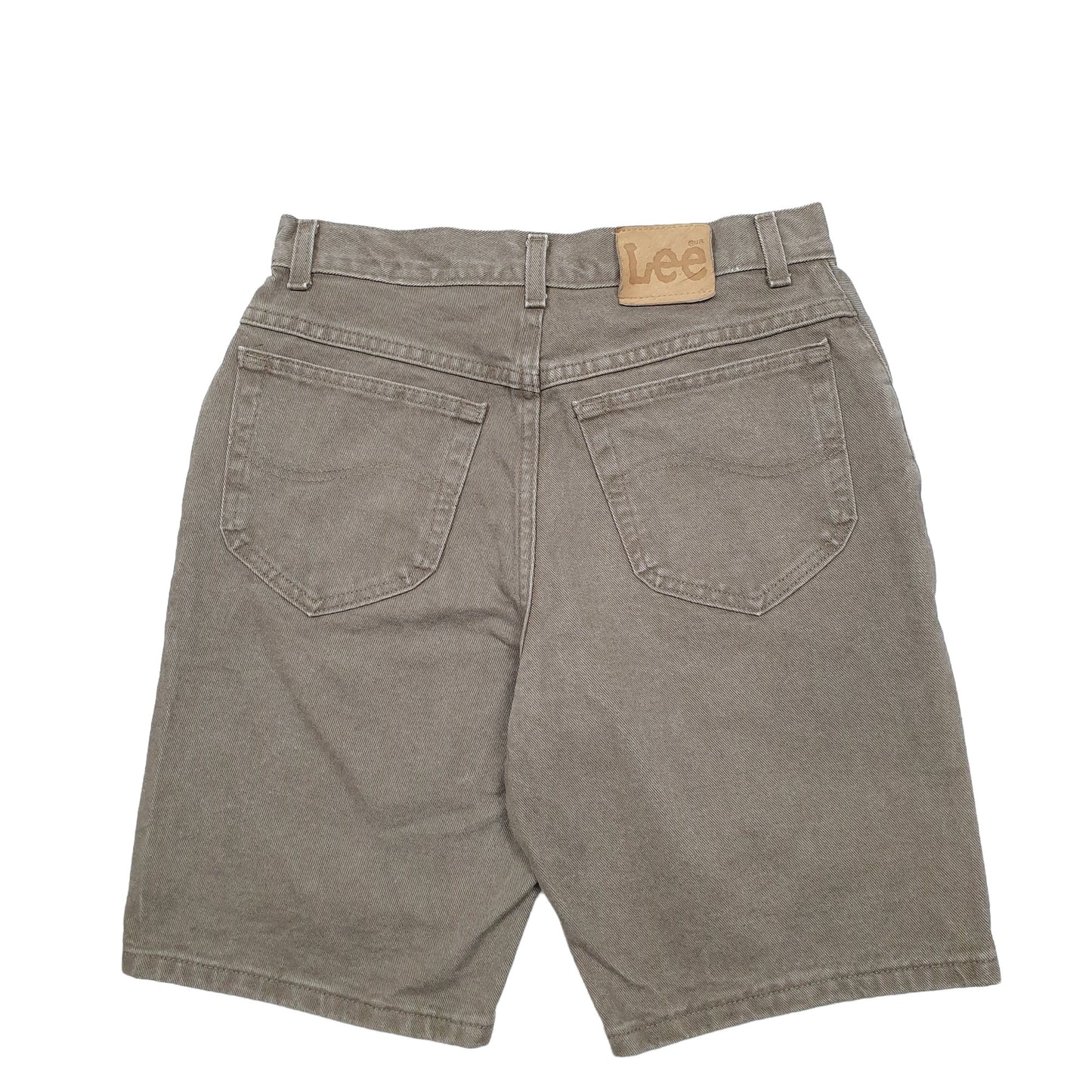 Mens Khaki Lee  Denim Shorts