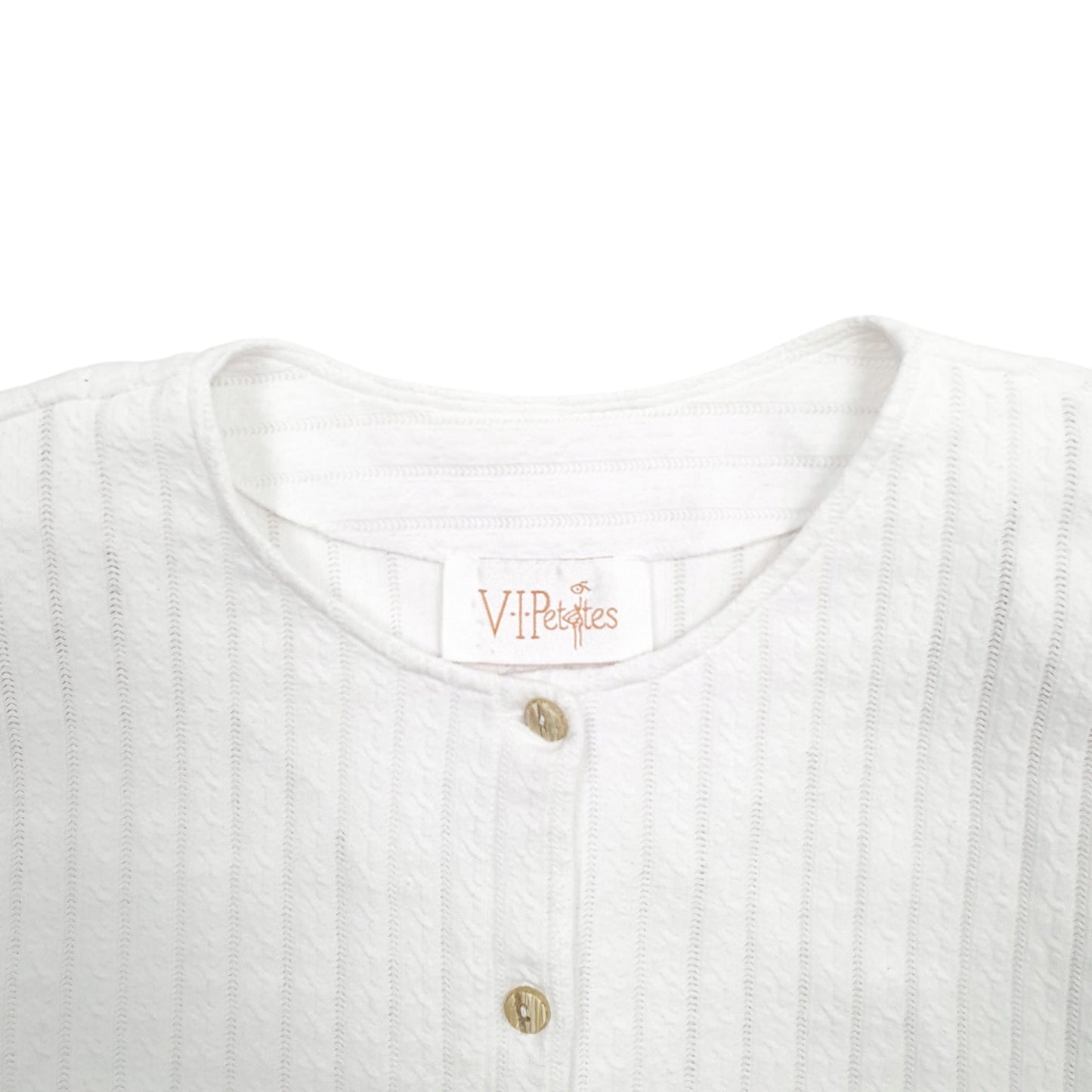 Womens White V.I.Petites  Cardigan Jumper