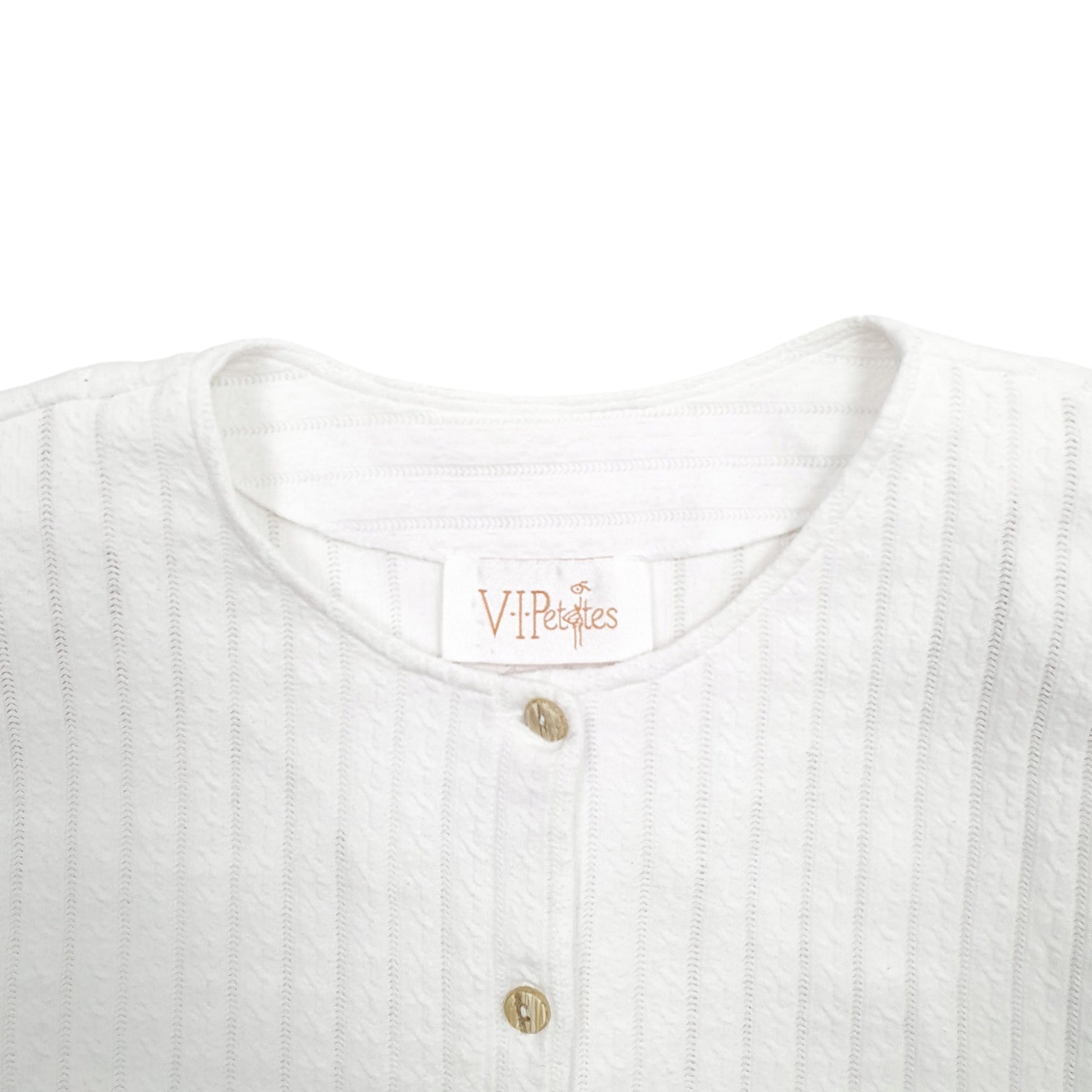 Womens White V.I.Petites  Cardigan Jumper