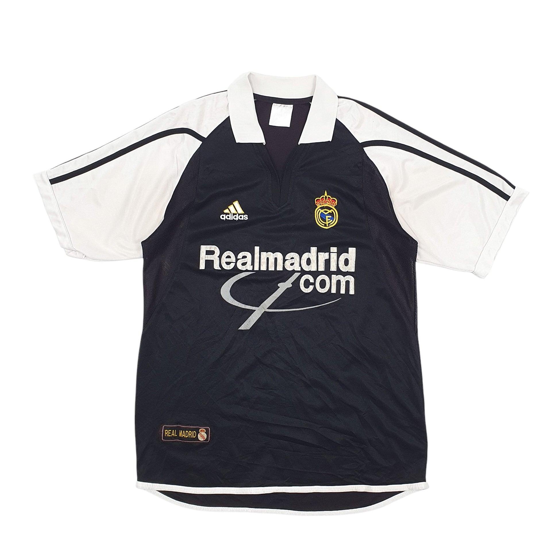 Mens Black Adidas Vintage Real Madrid Short Sleeve T Shirt