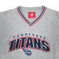 Mens Grey NFL Tenesse Titans Football Crewneck Jumper