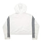 Womens White Adidas  Hoodie Jumper