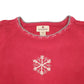 Womens Red Woolrich Knit Crewneck Jumper