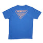 Mens Blue Columbia Sportswear PFG Fishing Short Sleeve T Shirt