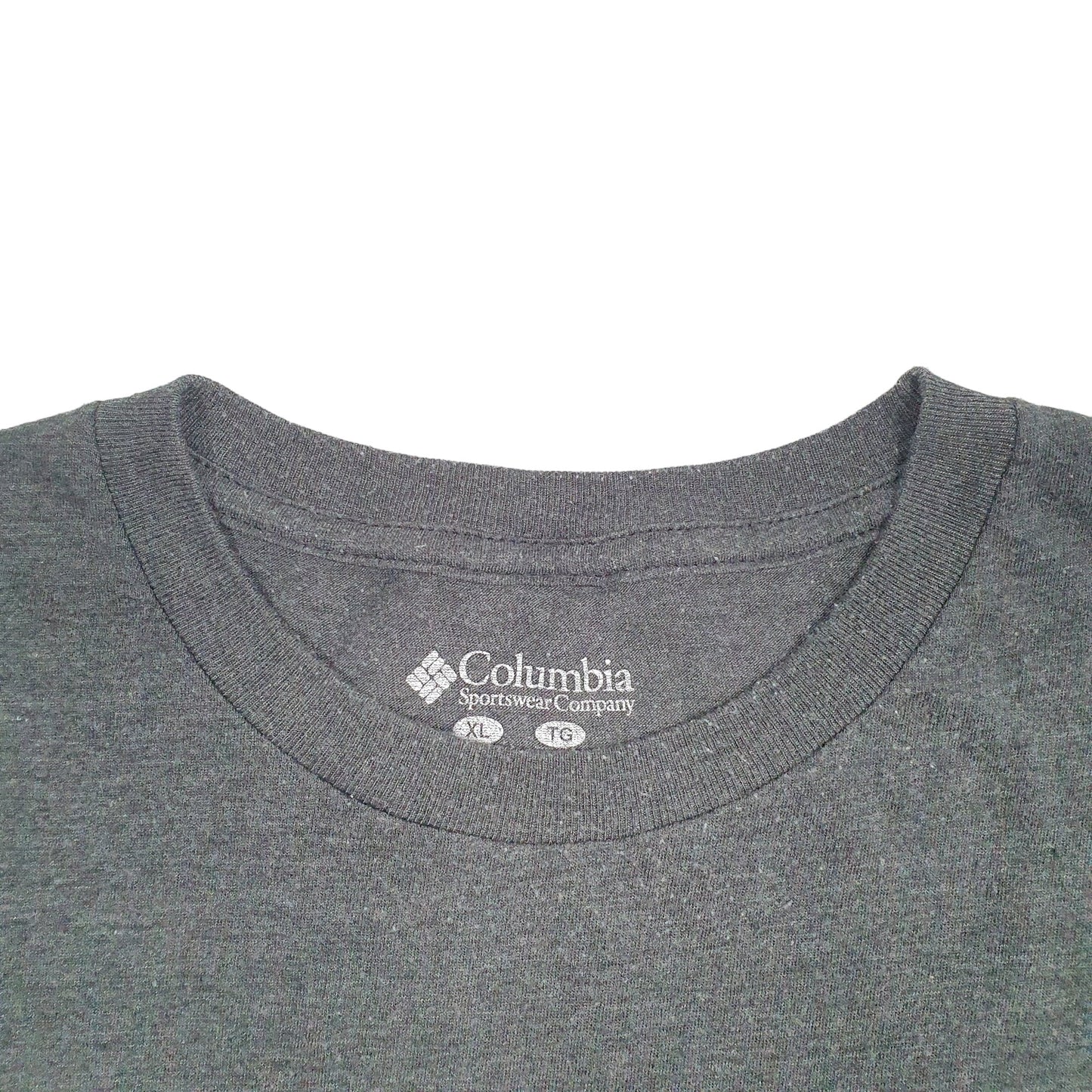 Mens Grey Columbia Sportswear  Short Sleeve T Shirt