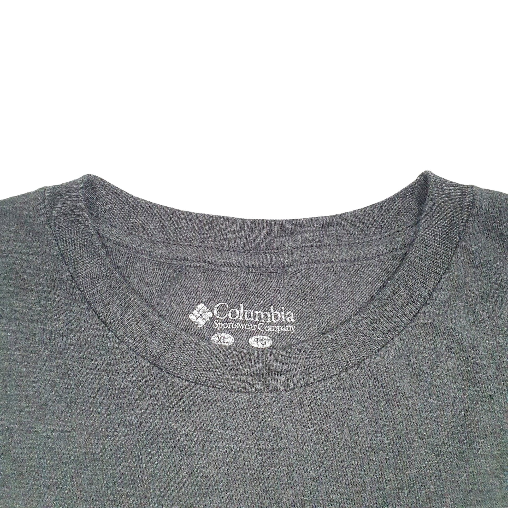 Mens Grey Columbia Sportswear  Short Sleeve T Shirt