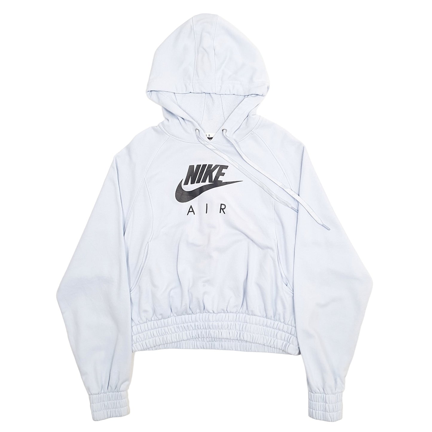 Womens Blue Nike Spellout Hoodie Jumper