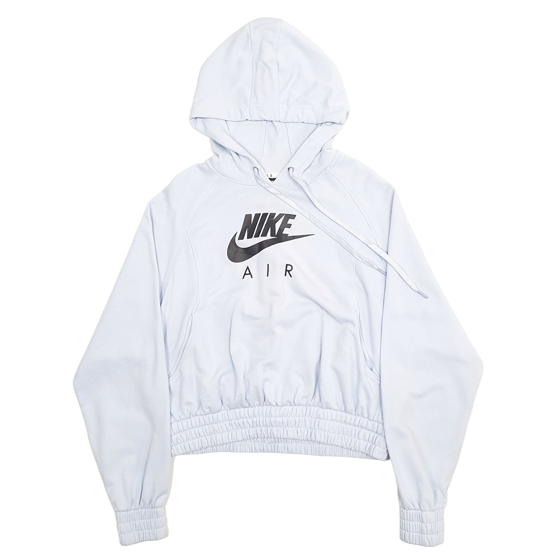 Womens Blue Nike Spellout Hoodie Jumper
