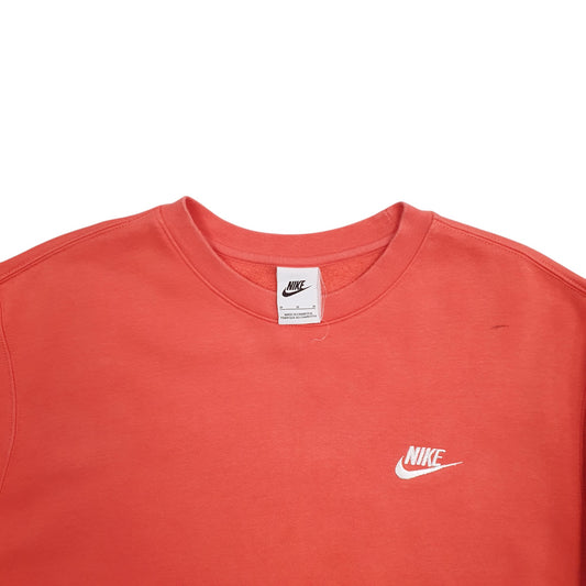 Mens Orange Nike  Crewneck Jumper