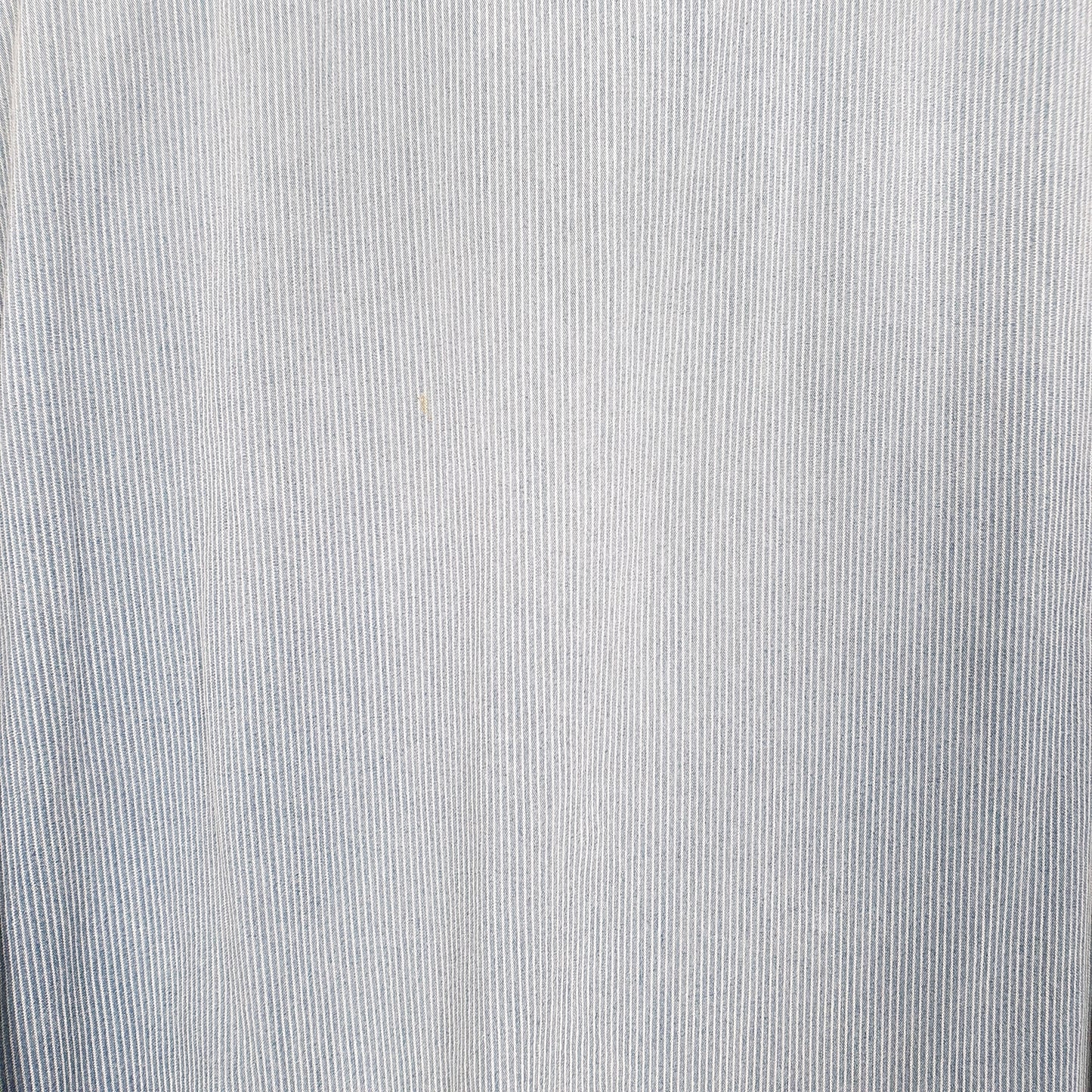 Mens Blue Diesel Workwear Garage Mechanic Hickory Railroad Long Sleeve Shirt