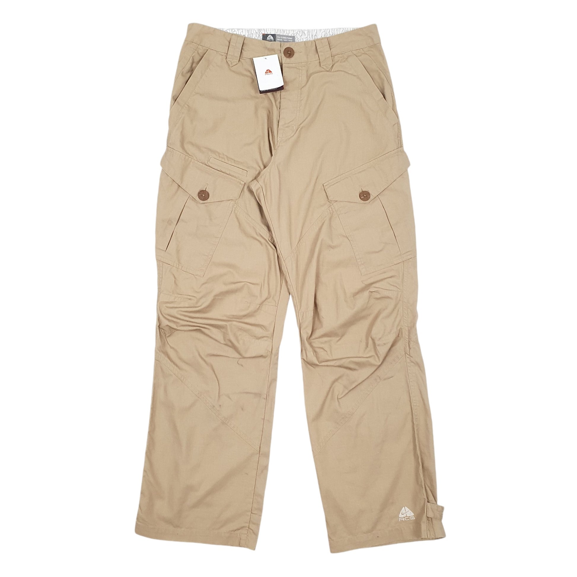 Mens Beige Nike ACG  Cargo Trousers